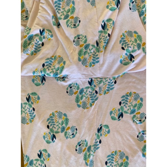 Disney Women's Pajama Set - Peach with Blue/Green Mickey Mouse Print - Picture 4 of 10